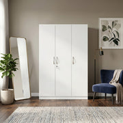 WILLY PLUS 3 DOOR WARDROBE WHITE