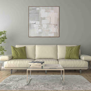 Ilsa Minimalist Modern hand finished canvas painting brown 120x120cm V-1 - HomeTown