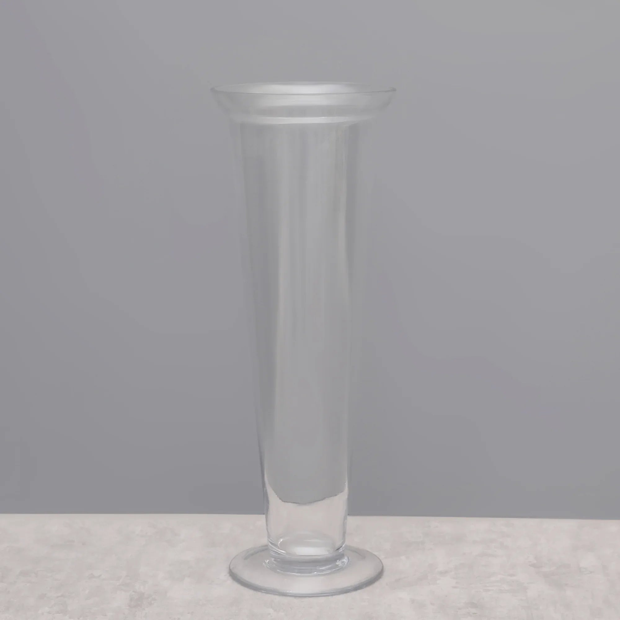 EDEL MODERN CLEAR GLASS SMALL SIZED VASE BY LIVING ESSENCE - HomeTown