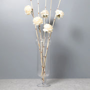 EDEL CONTEMPORY CLEAR GLASS MEDIUM SIZED VASE BY LIVING ESSENCE - HomeTown