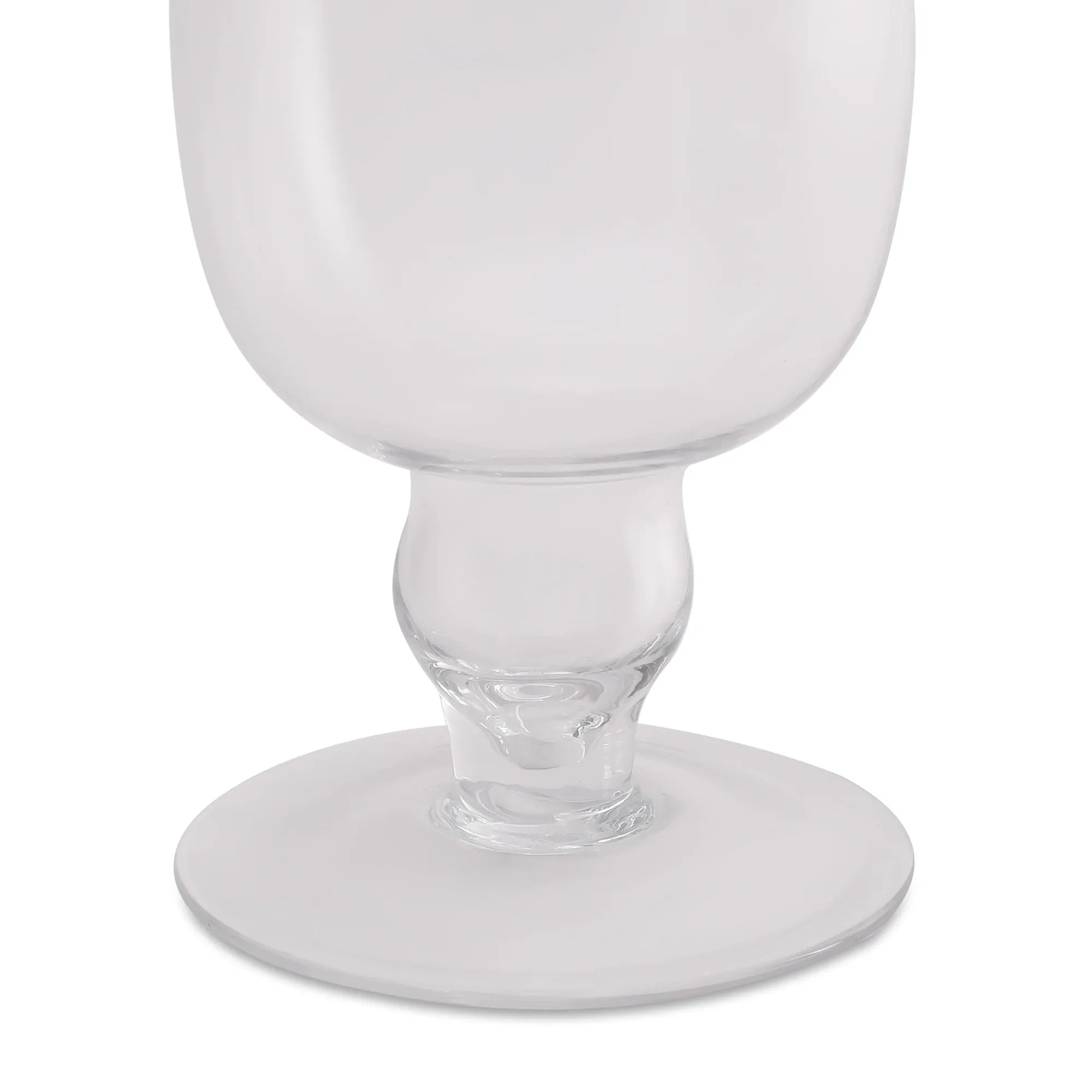 EDEL CONTEMPORY CLEAR GLASS MEDIUM SIZED VASE BY LIVING ESSENCE - HomeTown