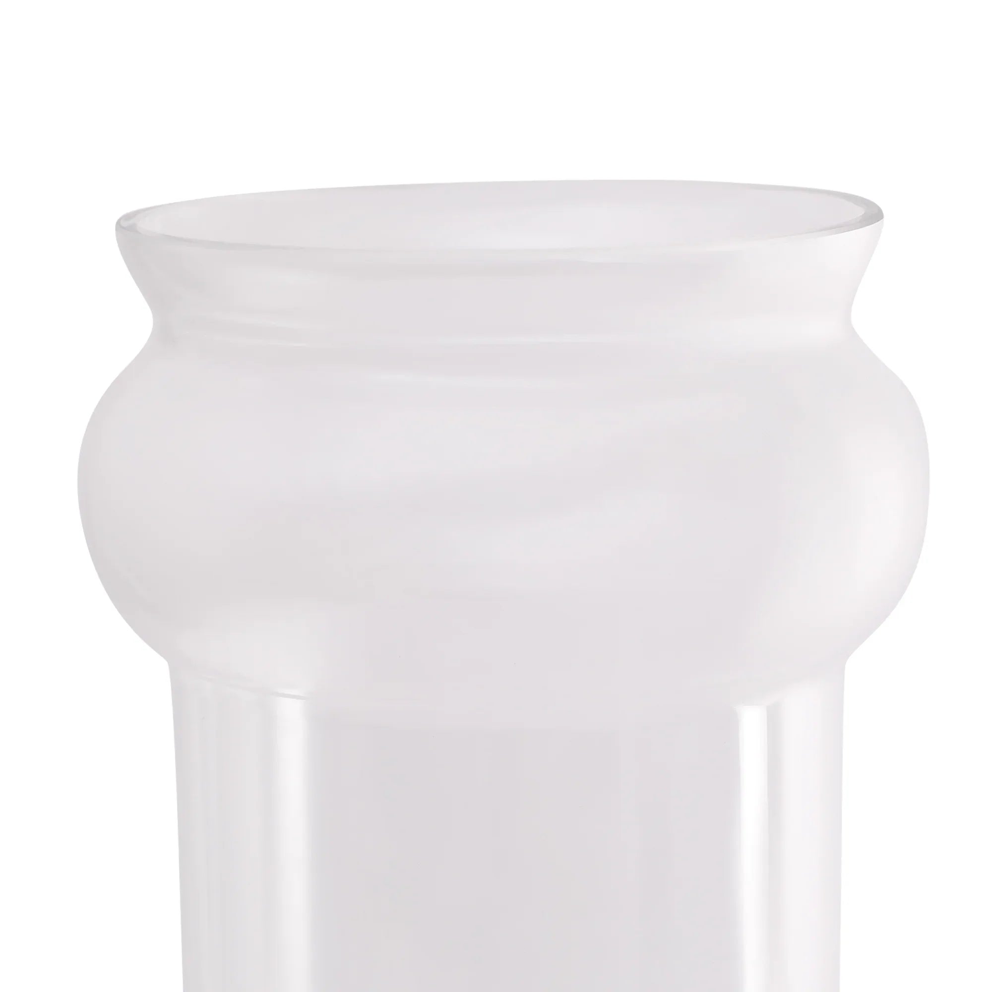 EDEL CONTEMPORY CLEAR GLASS MEDIUM SIZED VASE BY LIVING ESSENCE - HomeTown