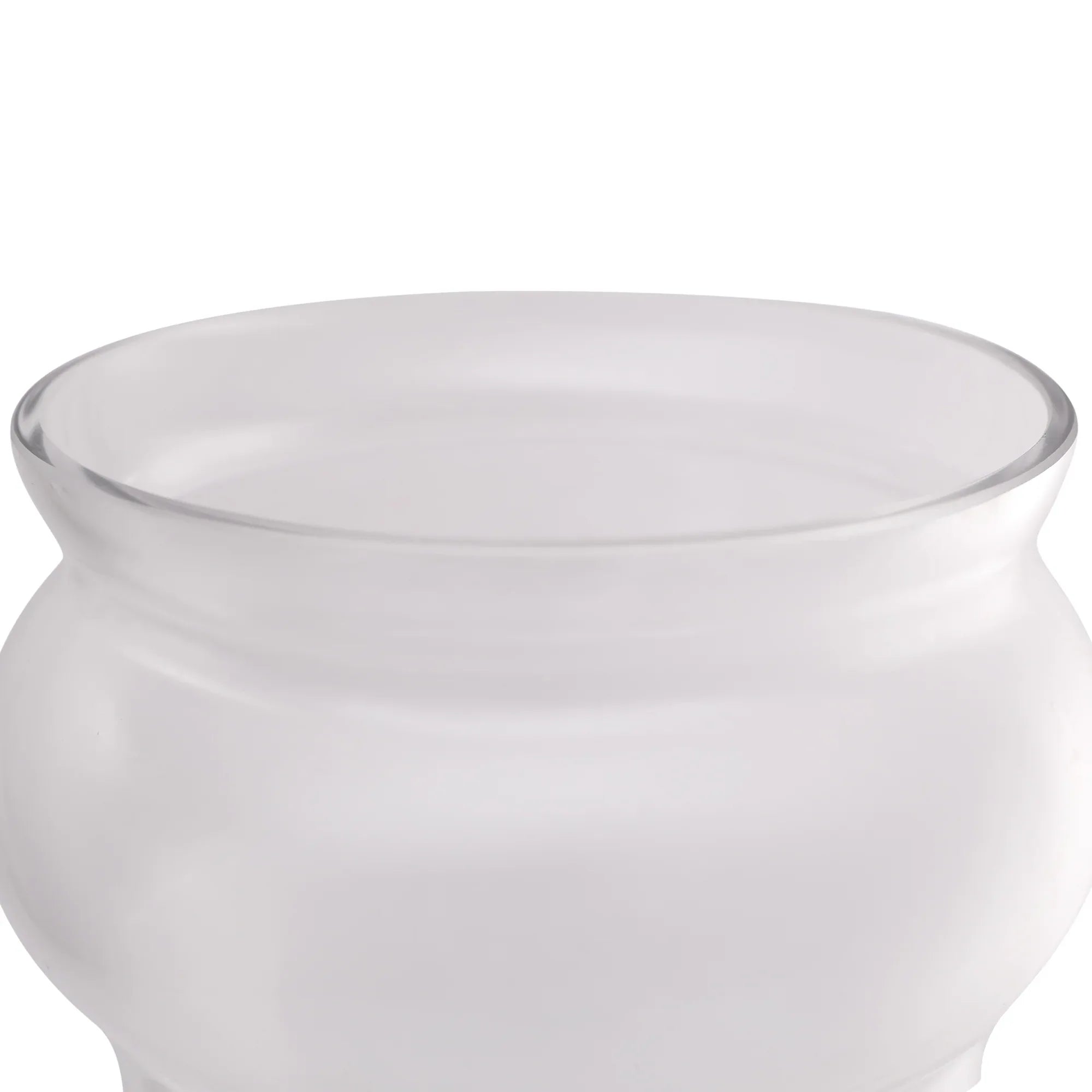 EDEL CONTEMPORY CLEAR GLASS LARGE SIZED VASE BY LIVING ESSENCE - HomeTown