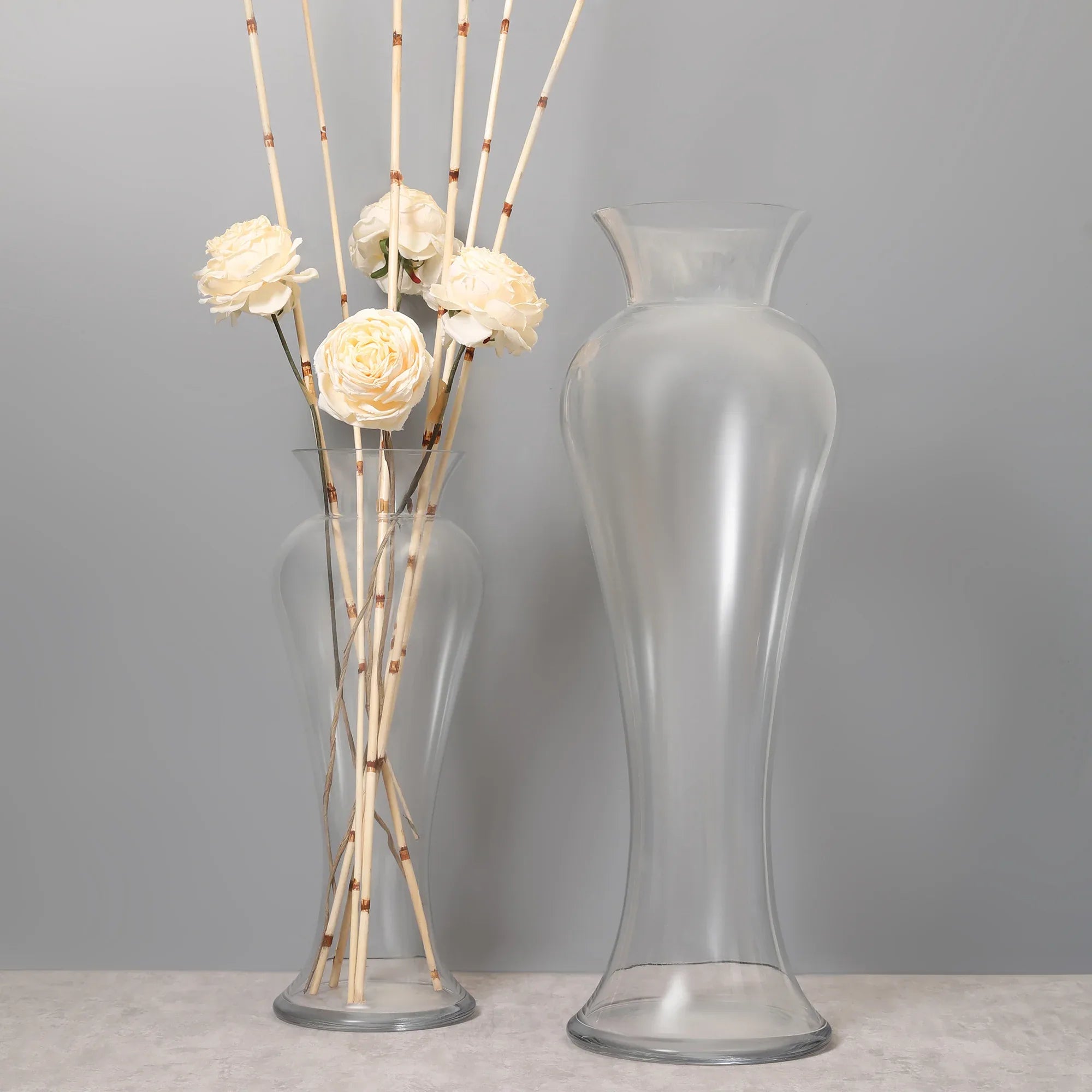 EDEL CLASSIC URN SHAPED CLEAR GLASS VASE MEDIUM SIZED BY LIVING ESSENCE - HomeTown