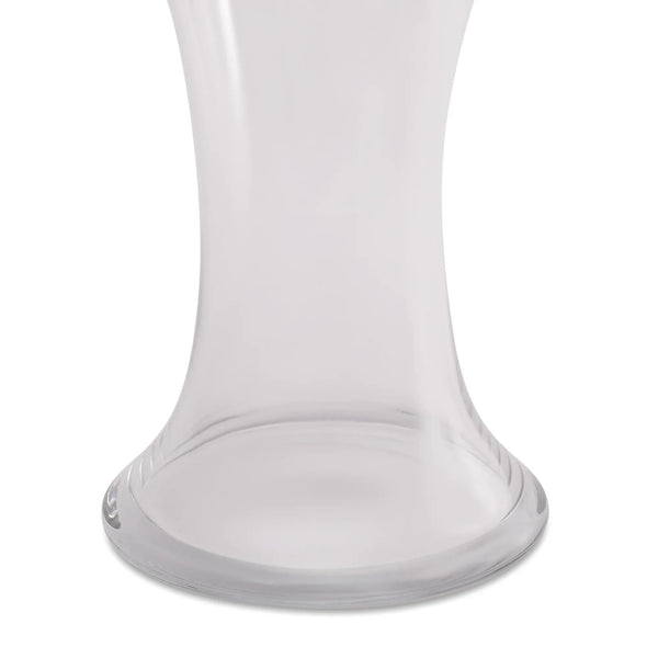 EDEL CLASSIC URN SHAPED CLEAR GLASS VASE MEDIUM SIZED BY LIVING ESSENCE dimensions