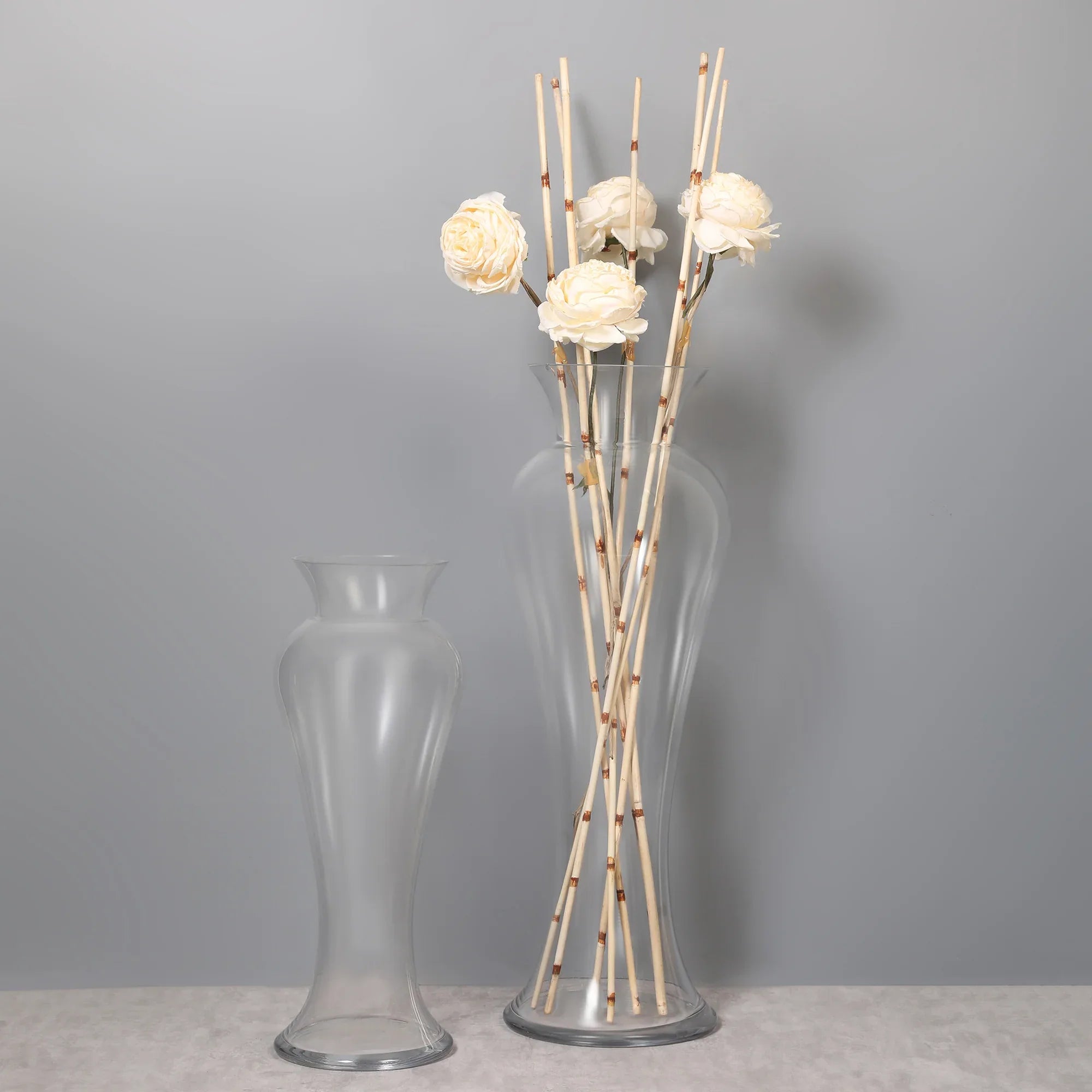 EDEL CLASSIC URN SHAPED CLEAR GLASS VASE LARGE SIZED BY LIVING ESSENCE - HomeTown