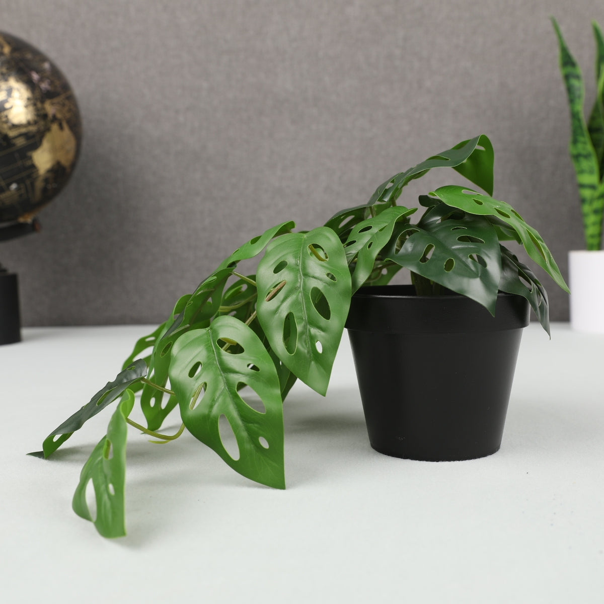 Ilana Hanging Monstera Potted Plant 37cm in Green