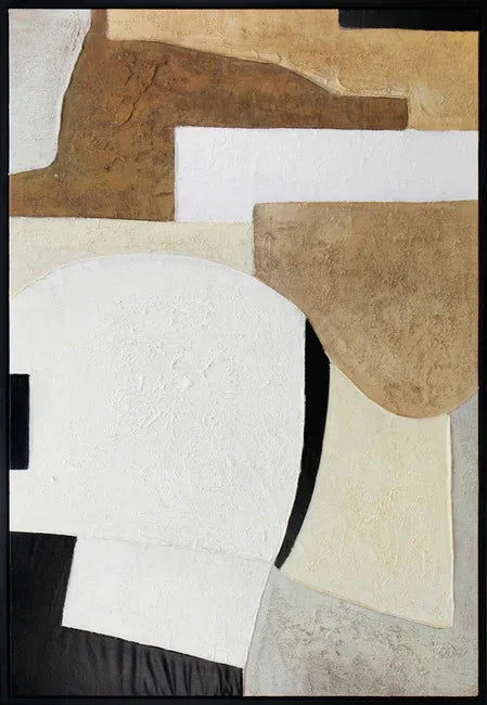 Ilsa Abstract Art2 Canvas Painting Brown 80x120cm - HomeTown