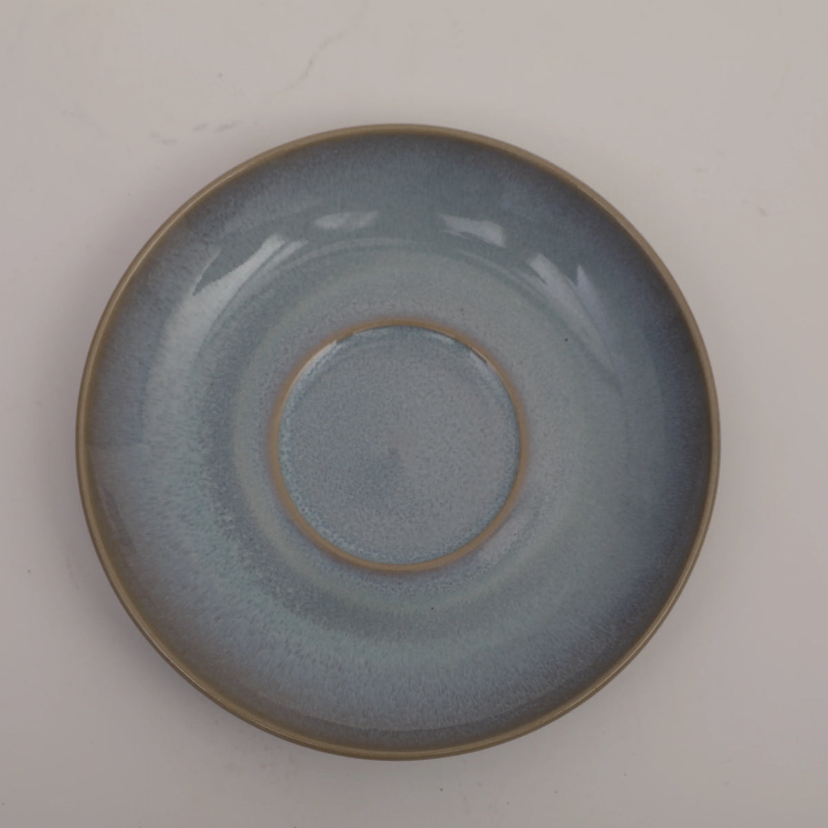 Living Essence Earl Cup & Saucer Set of 4 Pcs in Ocean Blue Colour - HomeTown