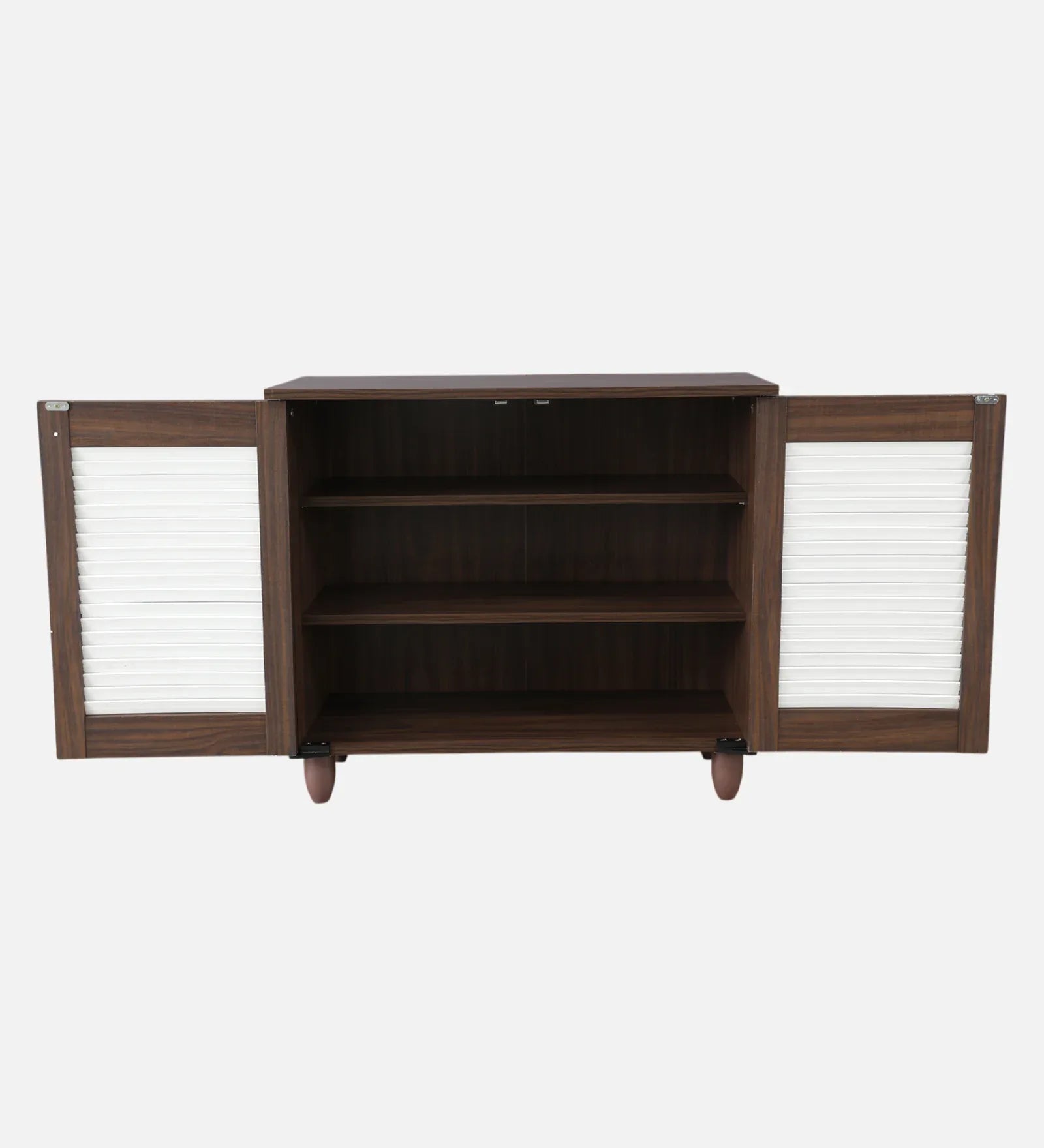 Kaira 2 Door Shoe Rack in Wenge Colour - HomeTown