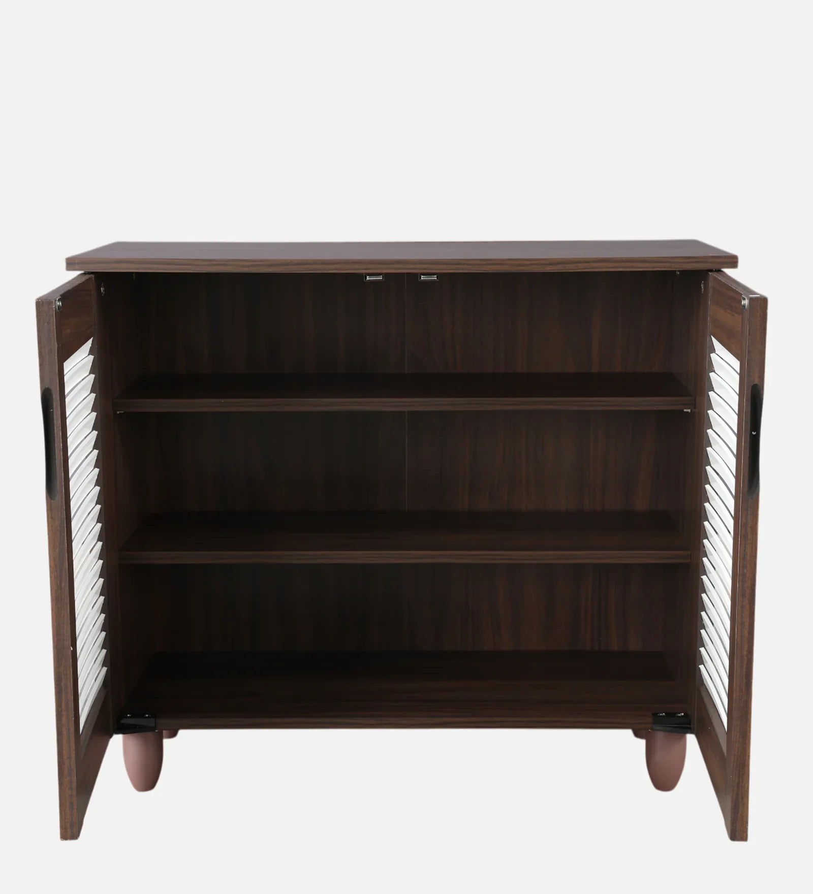 Kaira 2 Door Shoe Rack in Wenge Colour - HomeTown