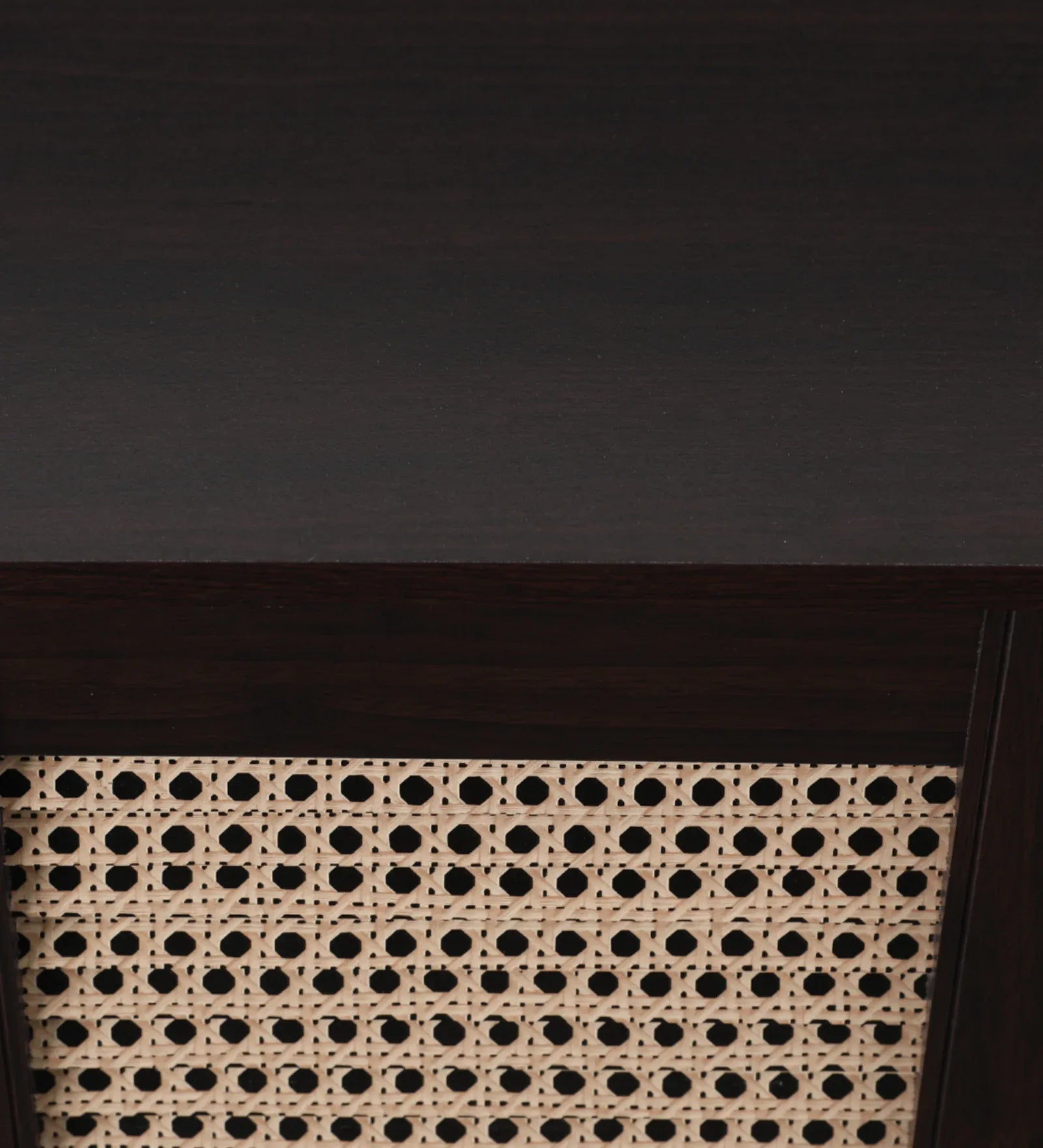 Kaira 2 Door Shoe Rack in Walnut & White Colour - HomeTown