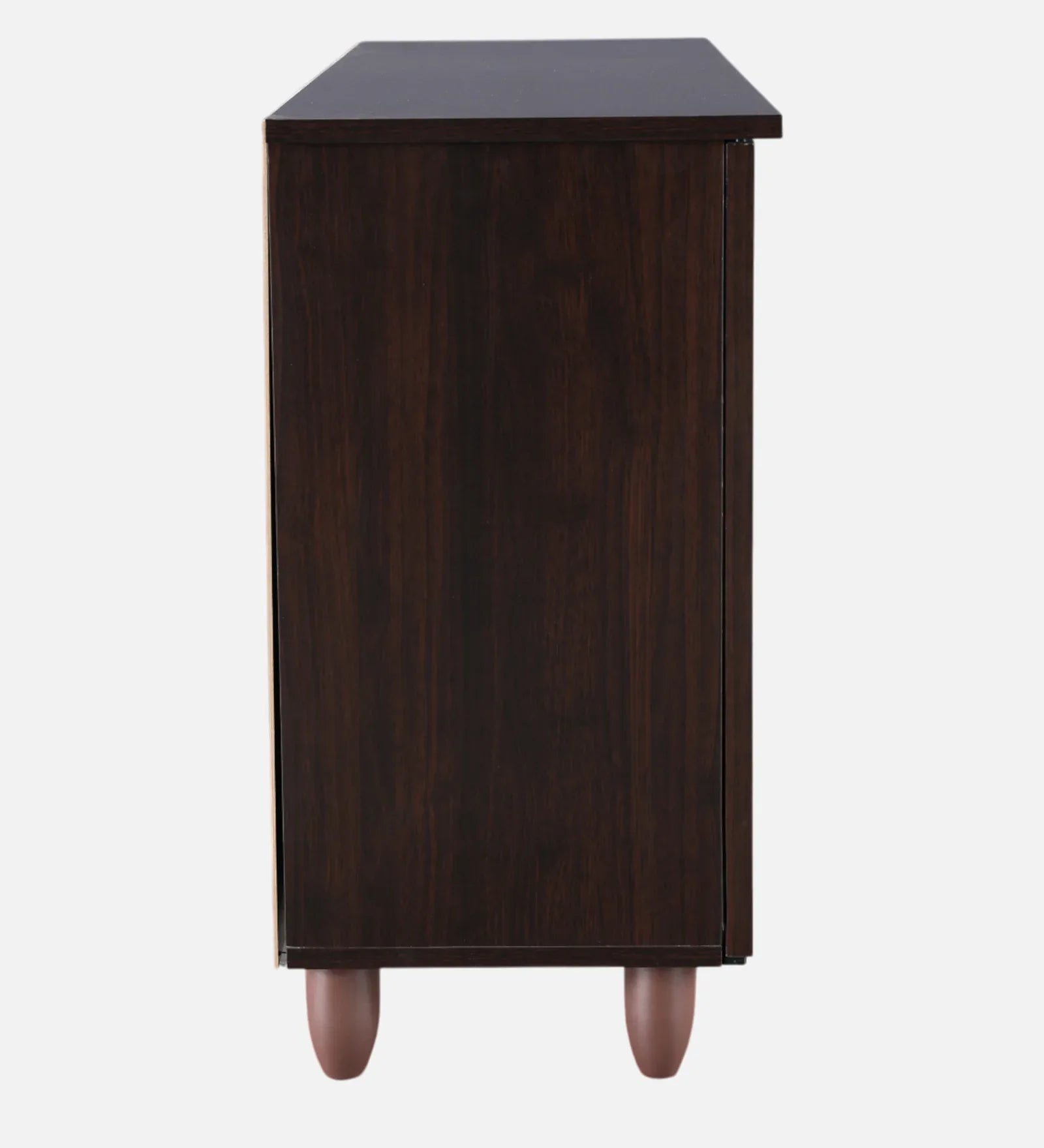 Cyra 3 Door Shoe Rack in Wenge Colour - HomeTown