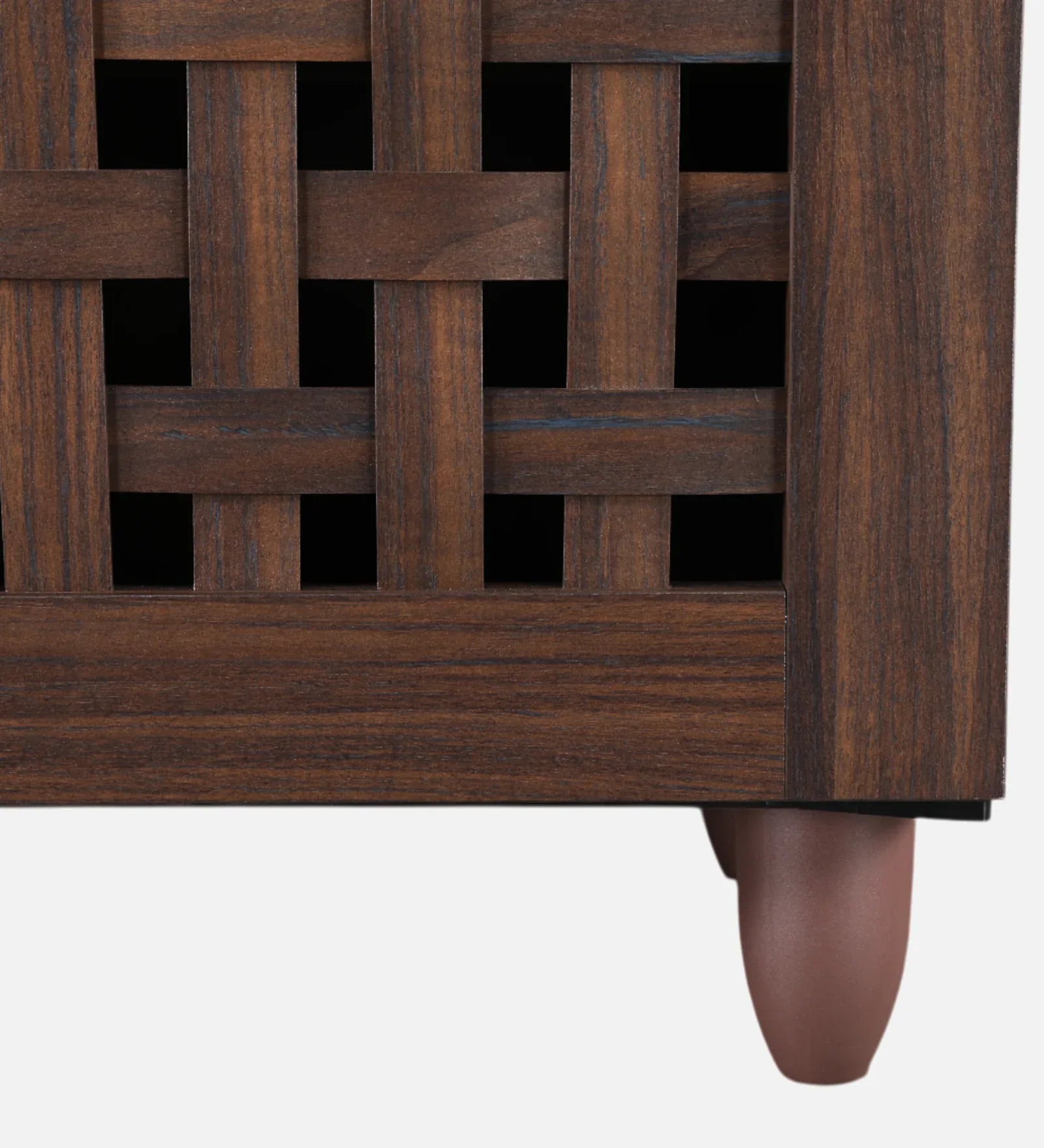 Neste 3 Door Shoe Rack in Walnut Colour - HomeTown