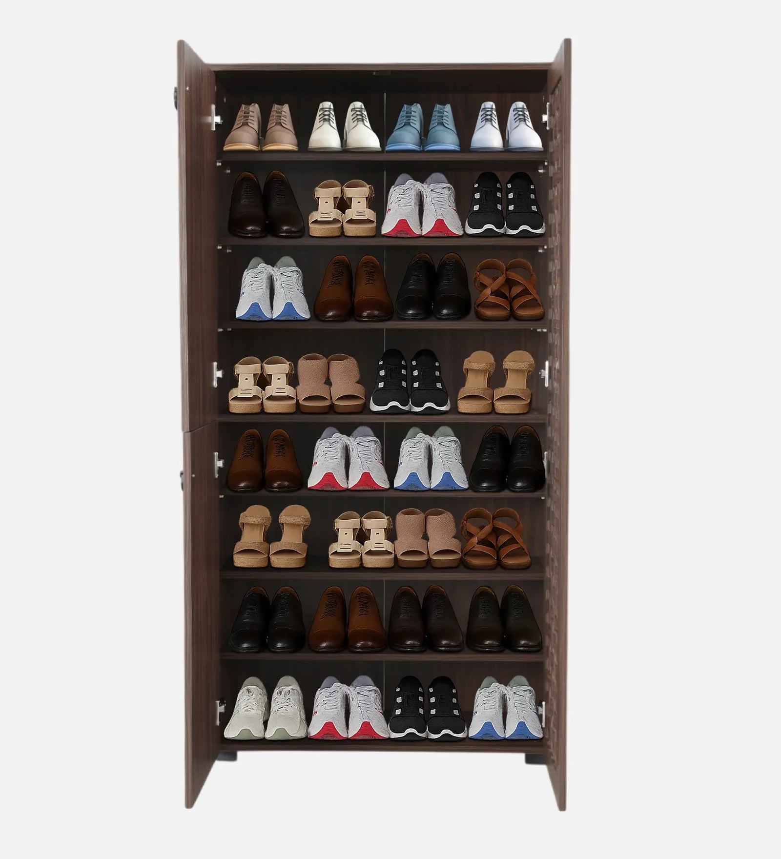 Neste Tall Shoe Rack in Walnut Colour - HomeTown
