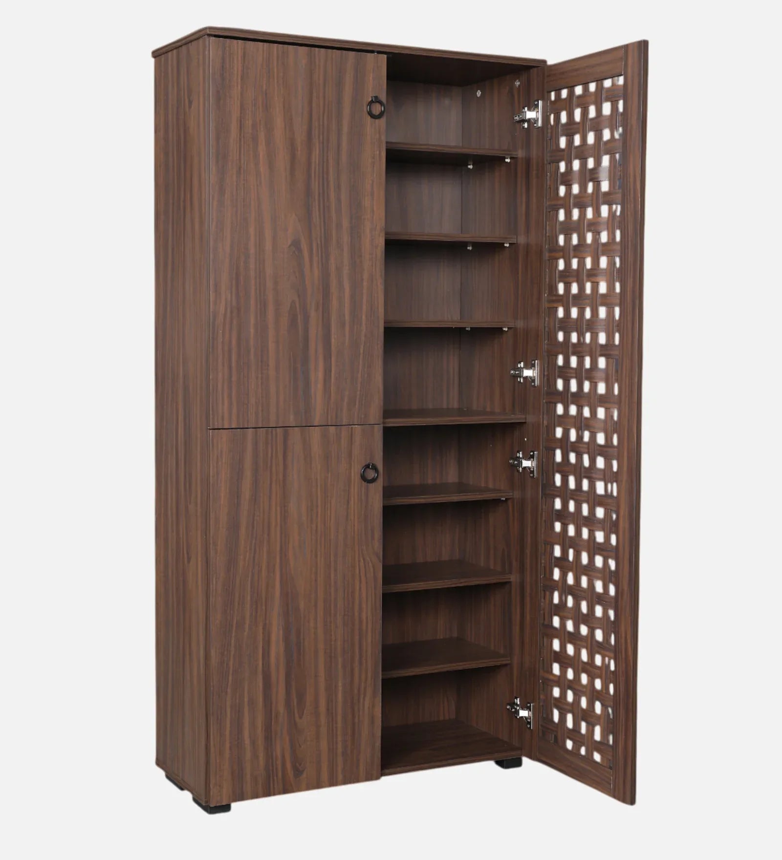Neste Tall Shoe Rack in Walnut Colour - HomeTown