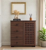 Neste 1 Door & 4 Drawers Living Cabinet