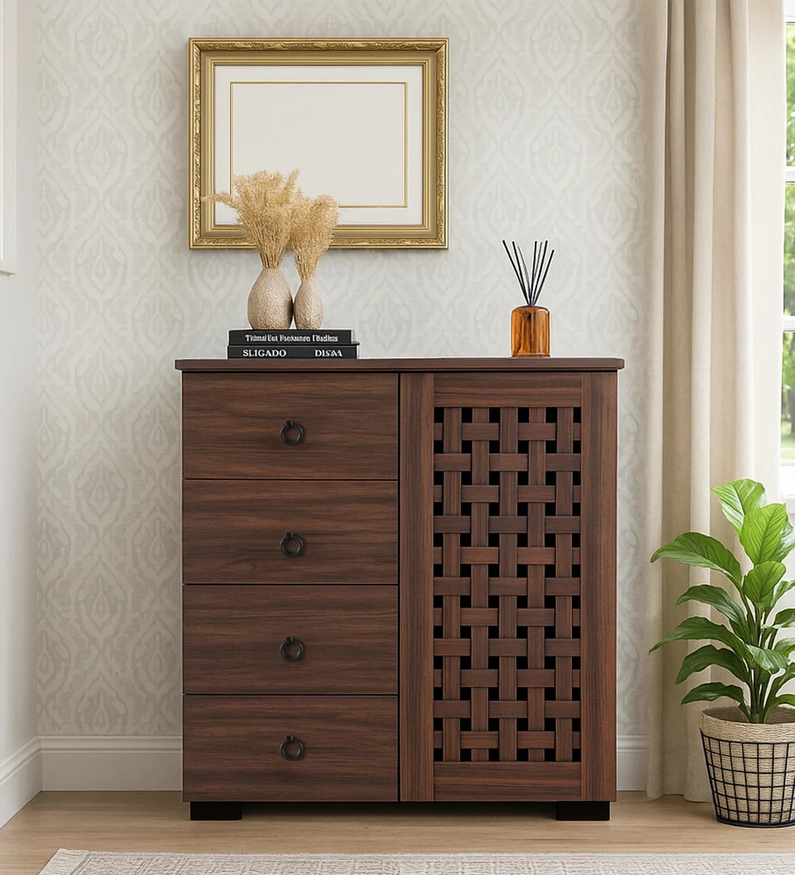 Neste 1 Door & 4 Drawers Living Cabinet - HomeTown