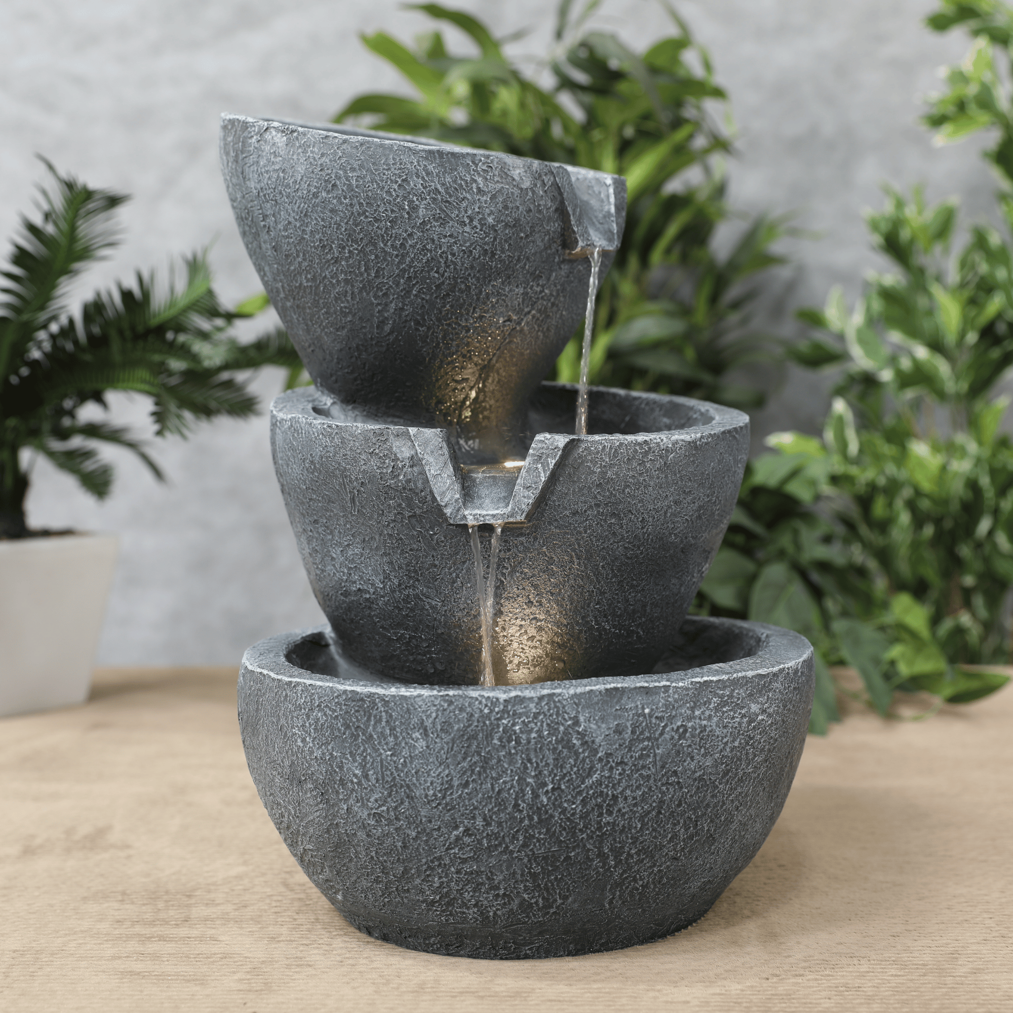 Impression Zen Fountain 43cm in Navy