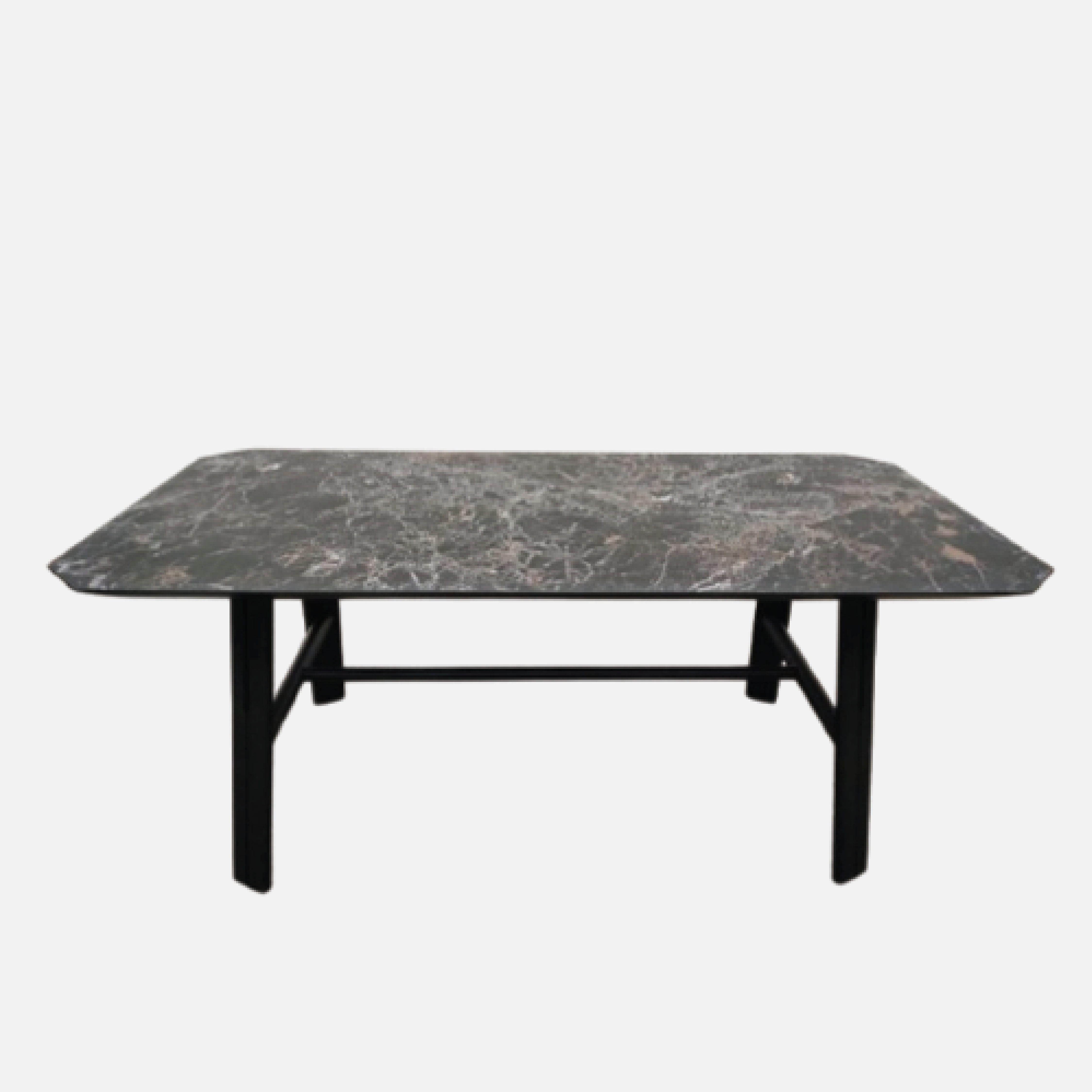 NEROVA MARBLE FINISH 6STR DINNING TABLE