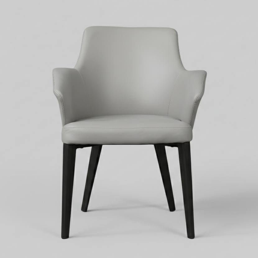 ASTERIA DINNING CHAIR SET OF 2 GREY