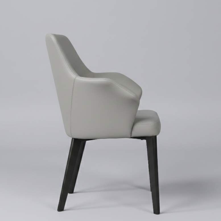 ASTERIA DINNING CHAIR SET OF 2 GREY