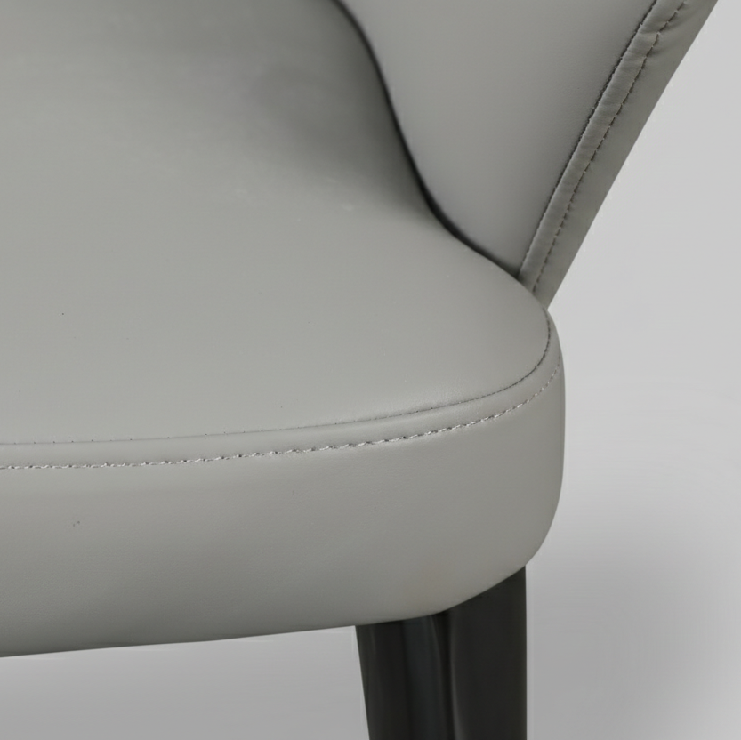 ASTERIA DINNING CHAIR SET OF 2 GREY