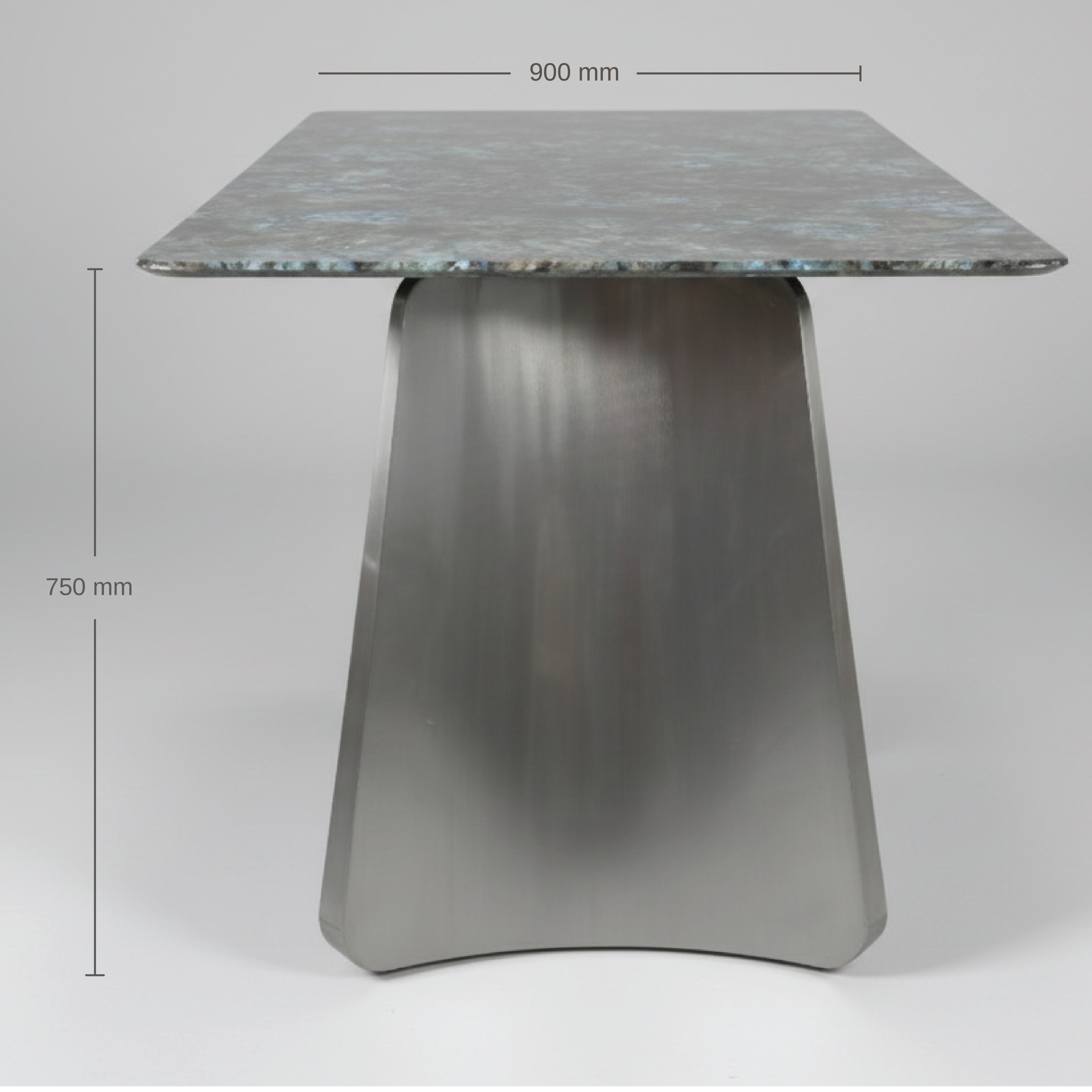 GLAMORA MARBLE TOP 6 STR DINNING TABLE