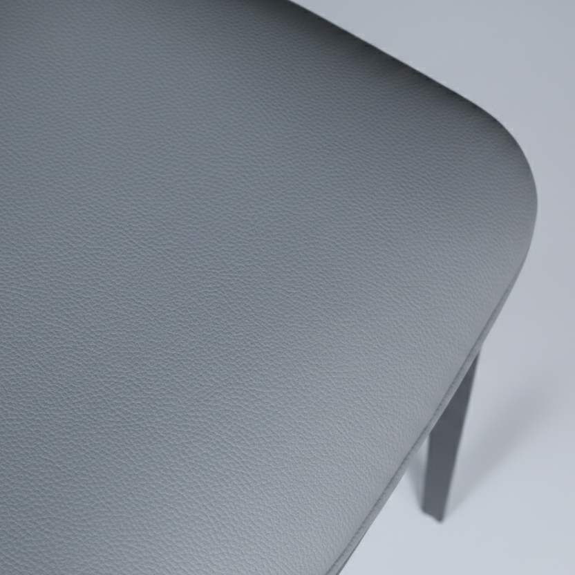 GLAMORA DINNING CHAIR SET OF 2 DARK GREY