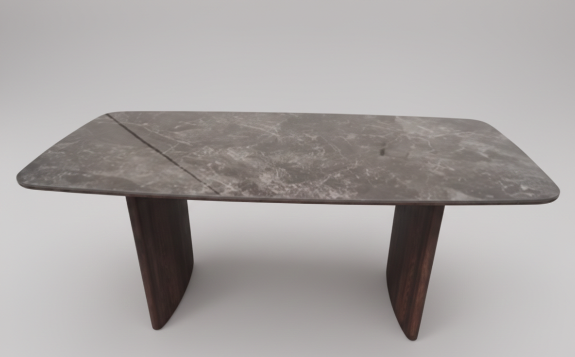 OREN SINTERED STONE 6 STR DINNING TABLE
