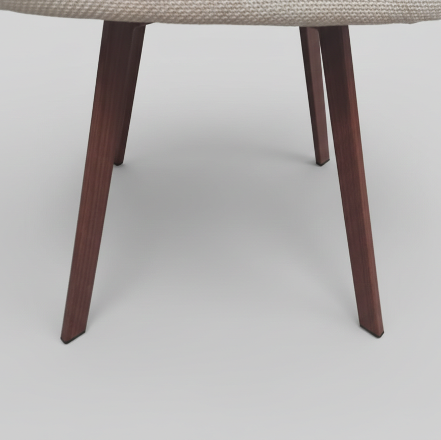 OREN DINNING CHAIR SET OF 2 BEIGE