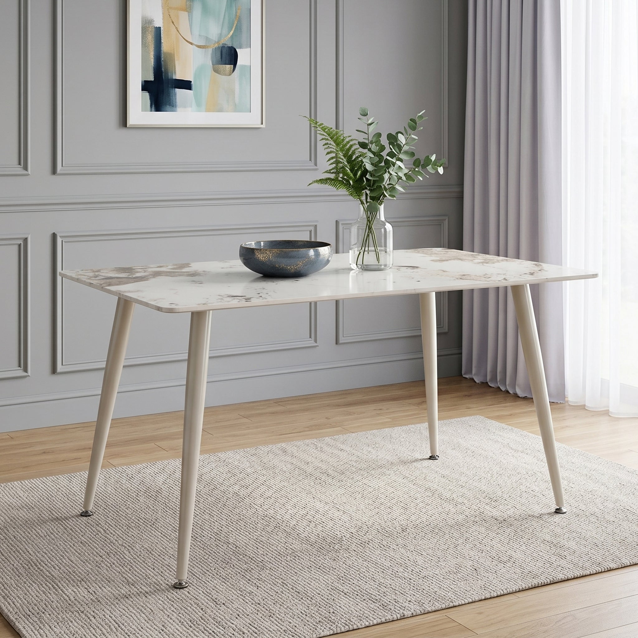 Fauna Sintered Stone 4 Seater Dinning Table
