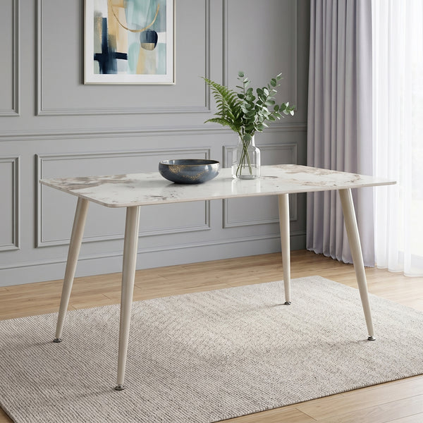 Fauna Sintered Stone 4 Seater Dinning Table dimensions