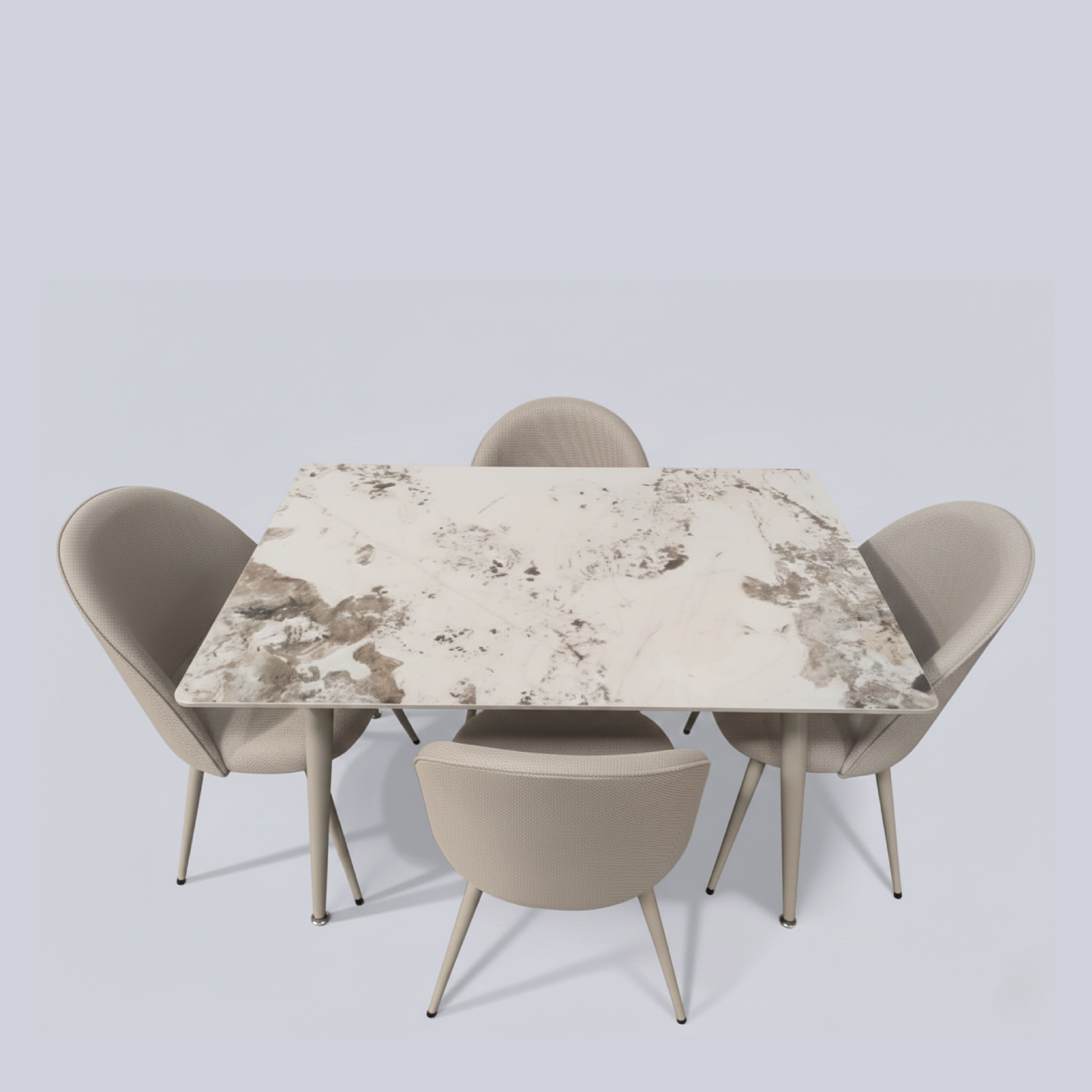 FAUNA SINTERED STONE 4 STR DINNING TABLE
