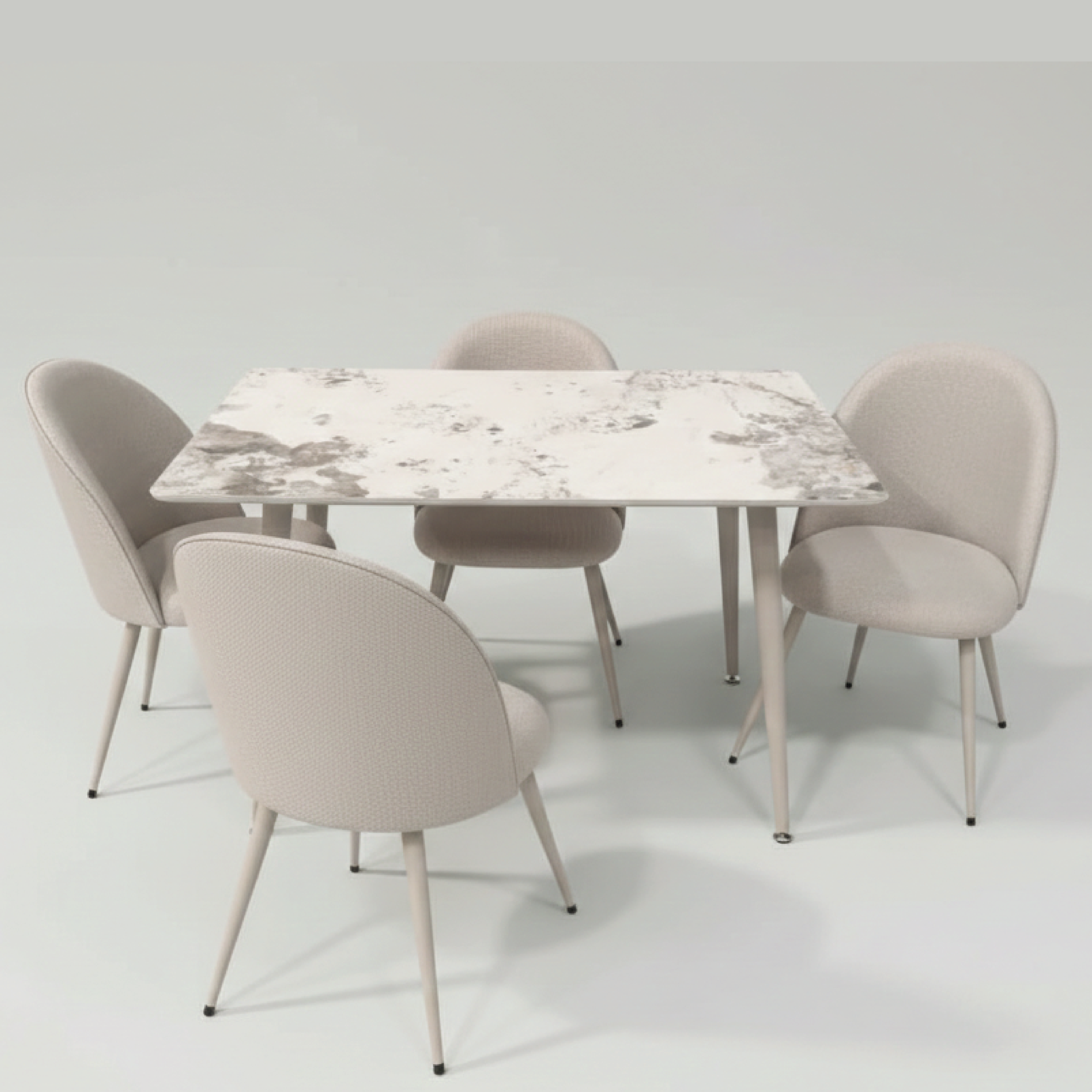 FAUNA SINTERED STONE 4 STR DINNING TABLE