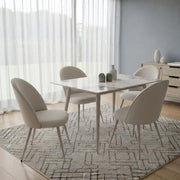 FAUNA SINTERED STONE 4 STR DINNING TABLE