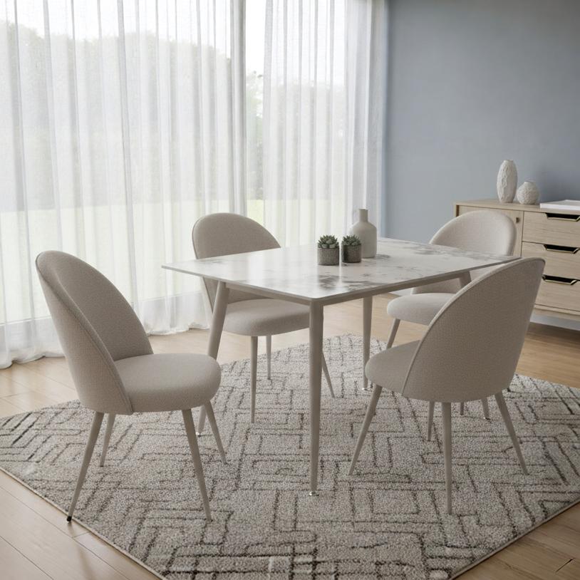 FAUNA SINTERED STONE 4 STR DINNING TABLE