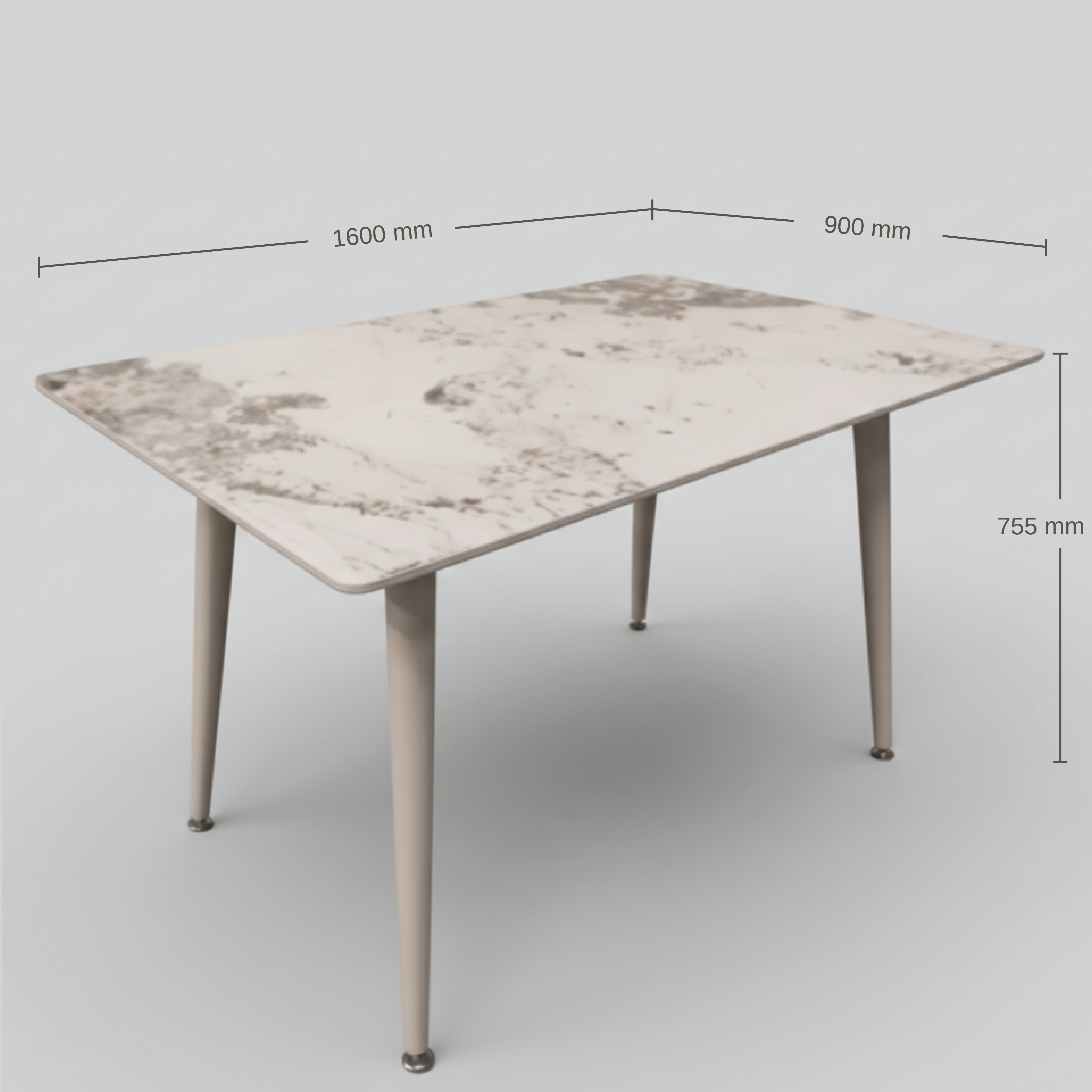 FAUNA SINTERED STONE 6 STR DINNING TABLE