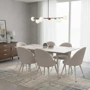 FAUNA SINTERED STONE 6 STR DINNING TABLE