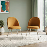 Fauna Dinning Chair Set Of 2 Yellow