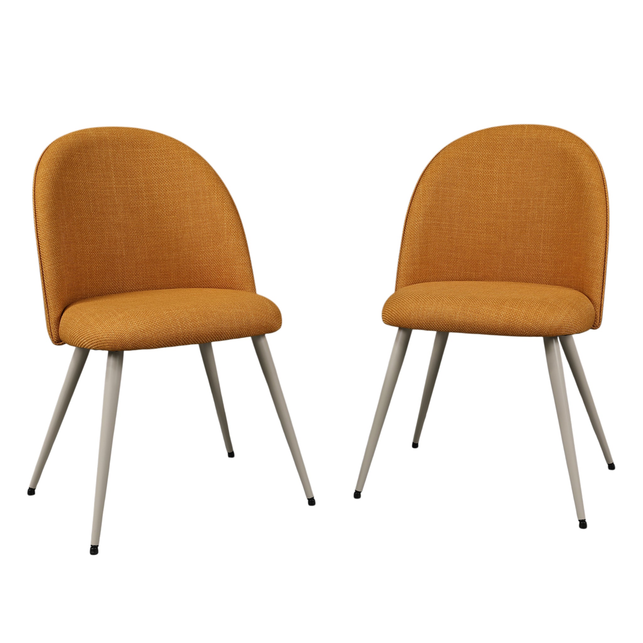 Fauna Dinning Chair Set Of 2 Yellow