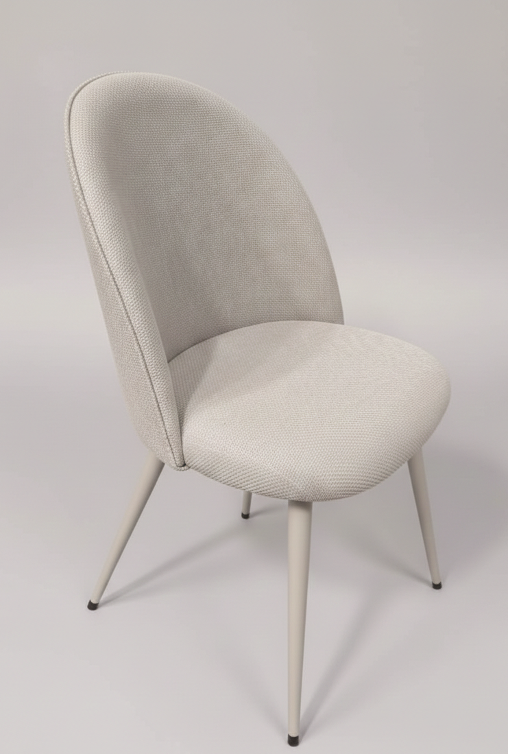 FAUNA DINNING CHAIR SET OF 2 BEIGE