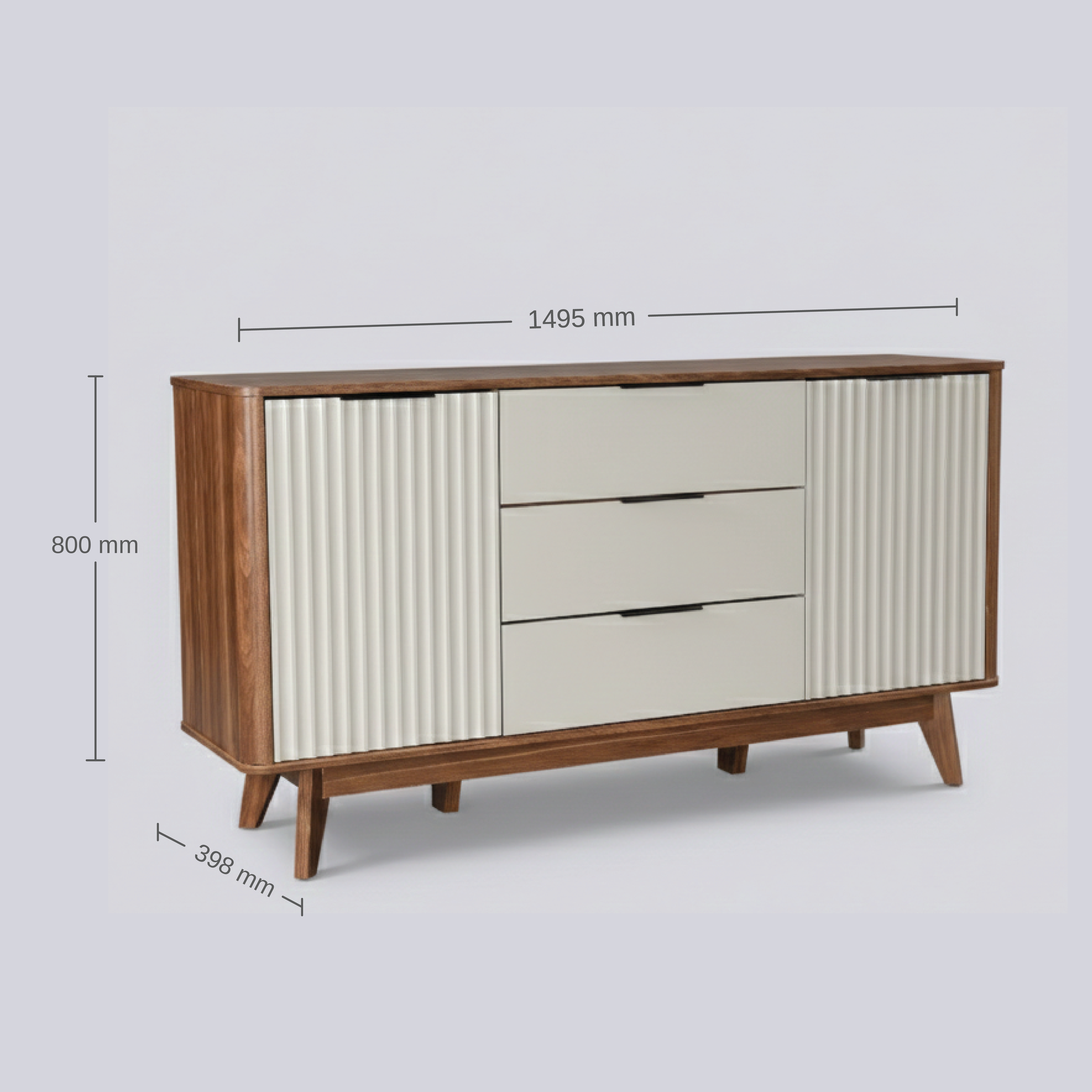 CONCERTO SIDEBOARD LIGHT GREY