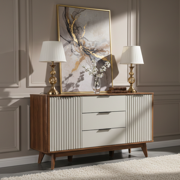 Concerto Sideboard Light Grey dimensions