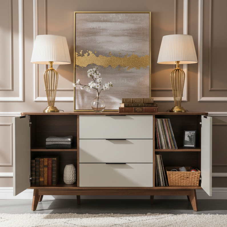 CONCERTO SIDEBOARD LIGHT GREY
