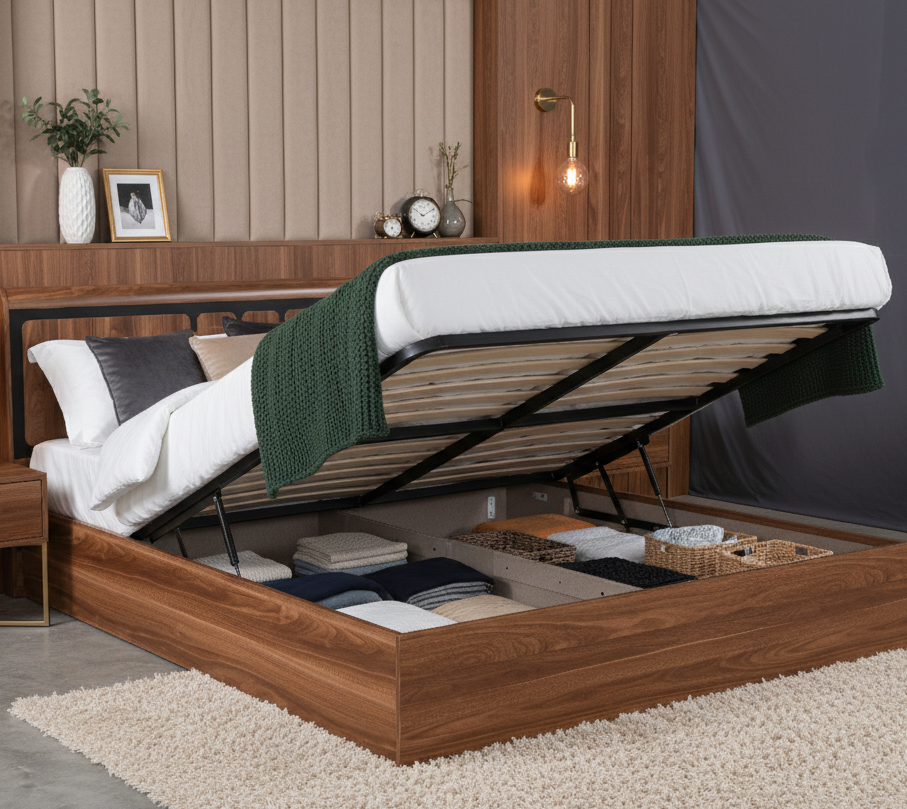 ARCHER NEO KING BED WITH BOX STORAGE