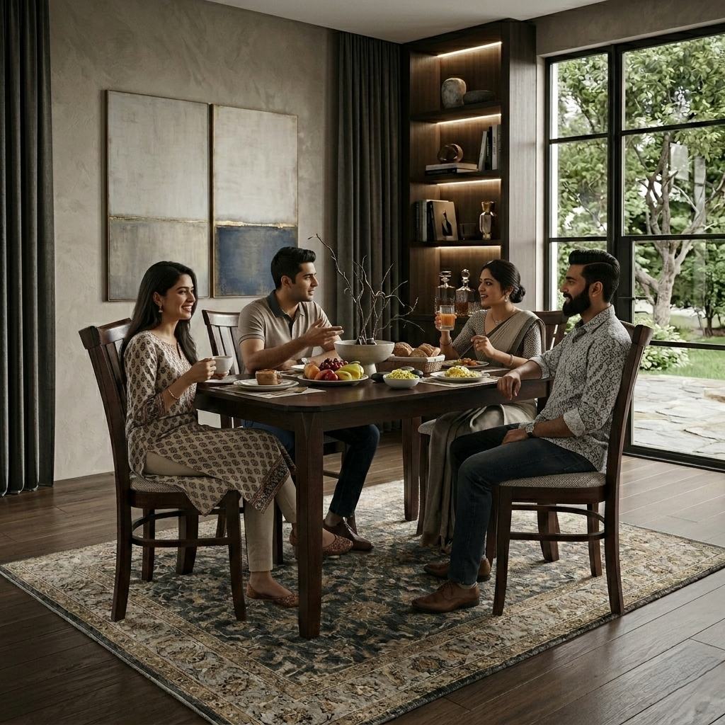 CARDIFF ELITE 4S RECTANGLE DINING TABLE