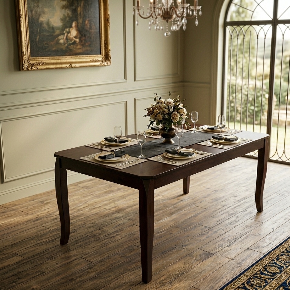 CARDIFF ELITE SW 6 SEATER DINING TABLE