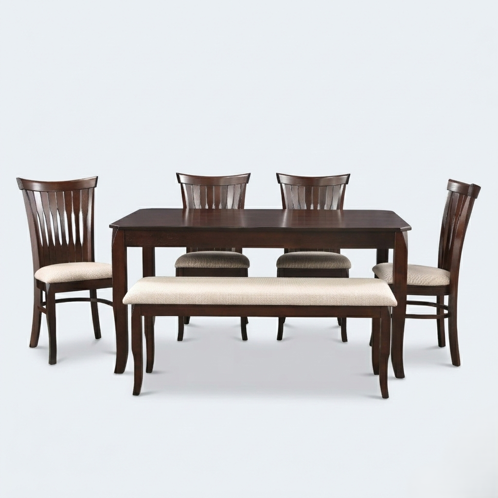 CARDIFF ELITE SW 6 SEATER DINING TABLE