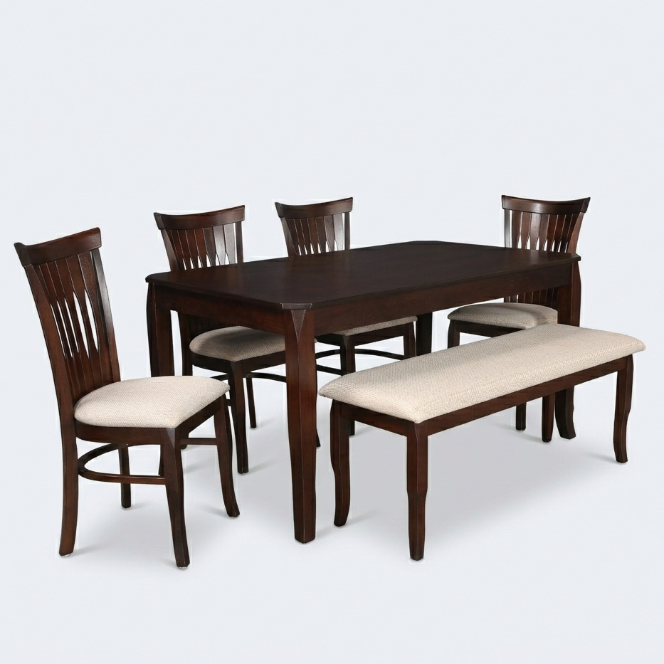 CARDIFF ELITE SW 6 SEATER DINING TABLE